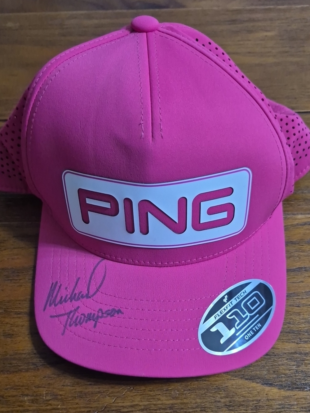 Ping Pink Trucker Hat with Logo